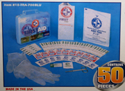 The Perfect Travel First Aid Kit. Ideal for your car or simple emergency preparedness! 50 Piece to go First Aid Kit