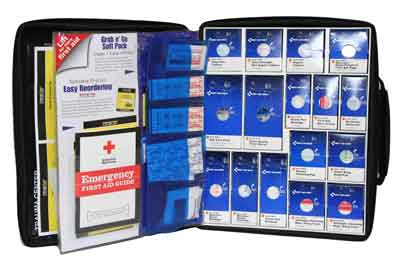 Refillable first aid kit (290 pieces)